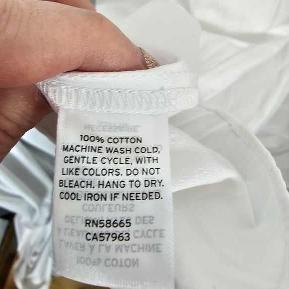 Nwt Nordstrom Puff Sleeve Belted Cotton Midi Dress in Size Xxs - Picture 6 of 6